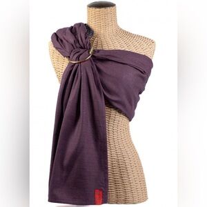 Sakura Bloom Purple Ring Sling Wrap